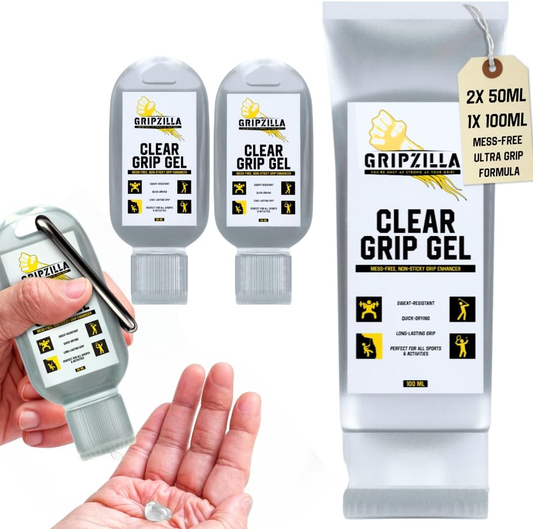 GRIPZILLA Clear Liquid Chalk Gel - Chalk Mess-Free Grip Enhancer